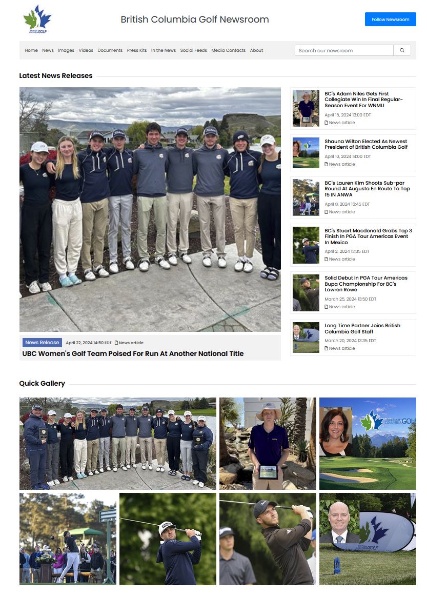 PR Karma screenshot: Newsrooms feature intuitive drag-and-drop functionality or field-based inputs, allowing for automated building without the need for programming.