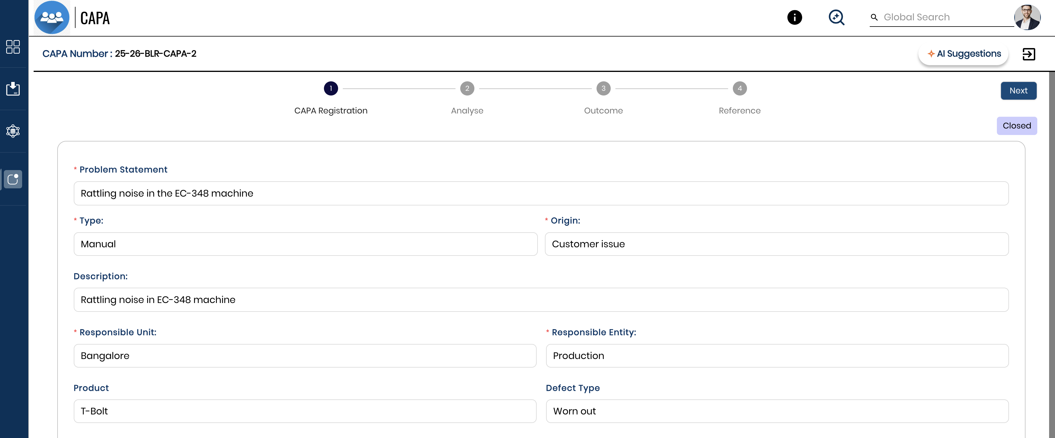 Prodle screenshot: Prodle CAPA