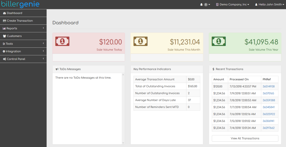 Biller Genie Dashboard-thumb
