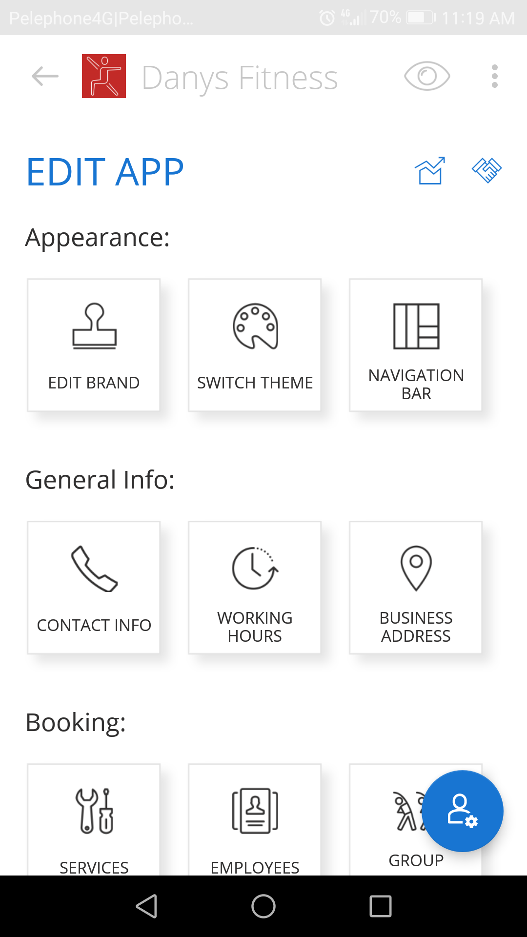 Mobile app editing