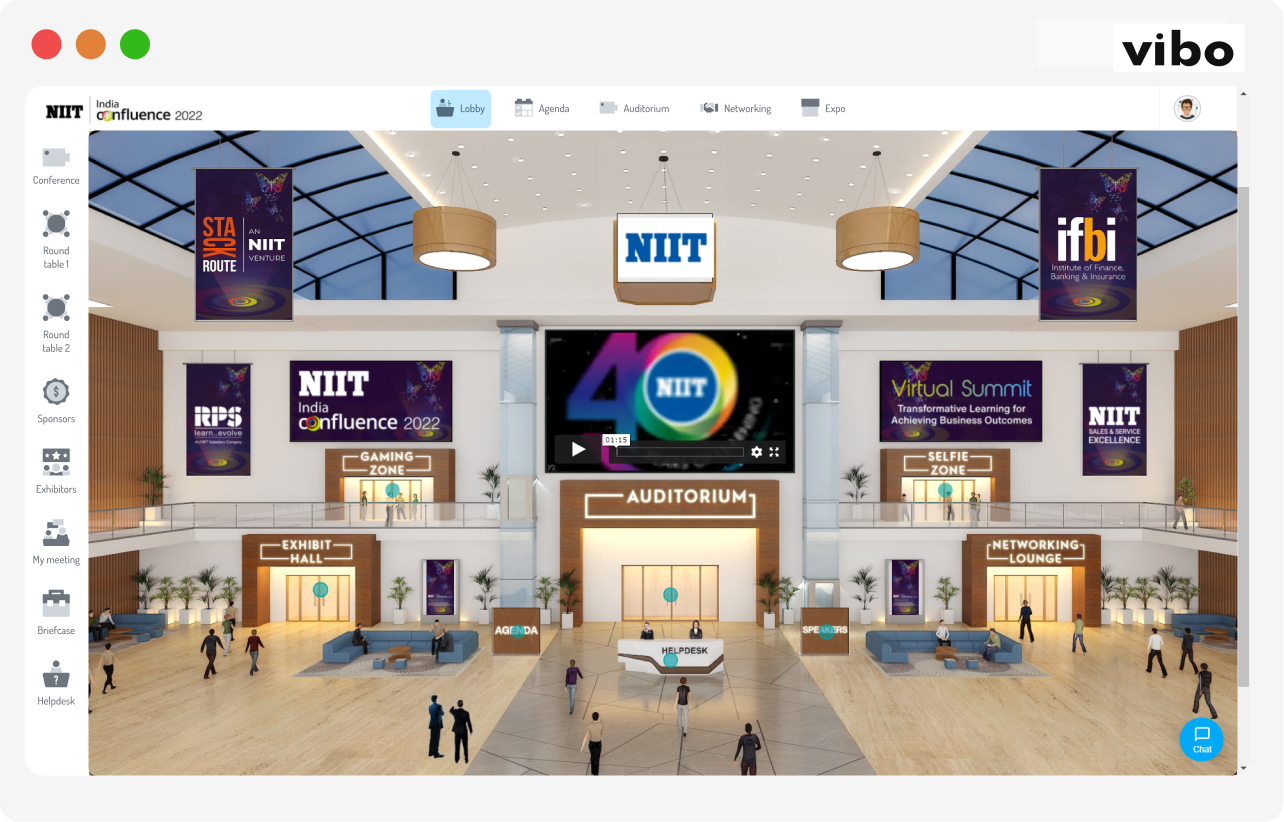 Vibo screenshot: Lobby