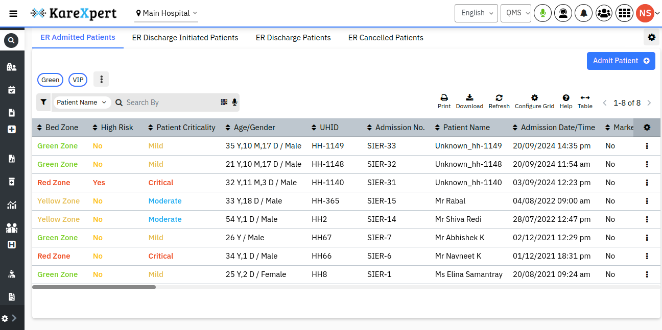 Advanced HIMS Software - Advanced HIMS Emergency Department Triaging