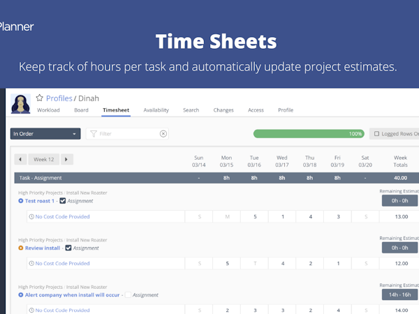 LiquidPlanner Software - Time Sheets allow you to track how many hours are spent on tasks and projects, so you have deeper insights into where your time is spent. Time tracking allows you to collaborate with your team more efficiently,  to make the most of your team's time and re
