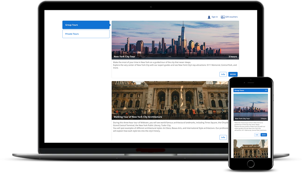 Beautiful layouts for your booking page-thumb