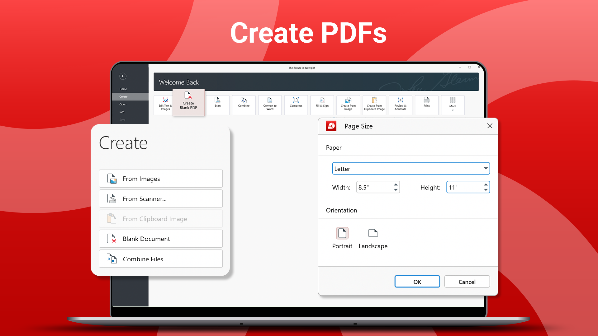 Create PDFs