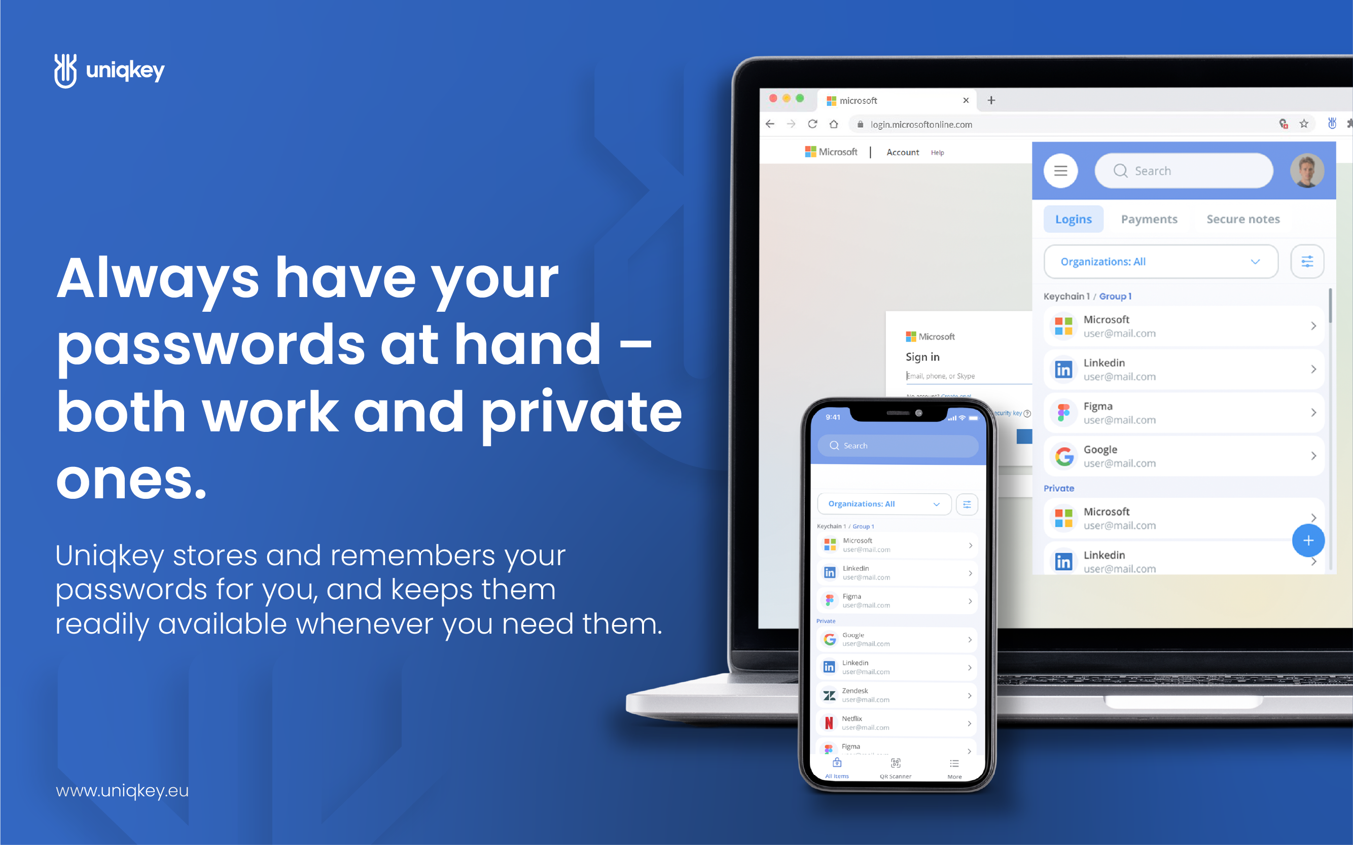 Password manager for employees