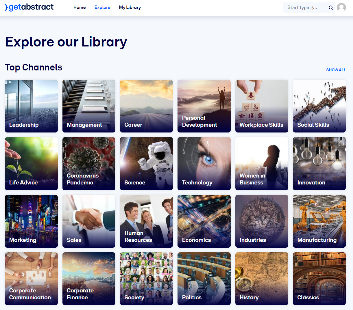Explore our Library