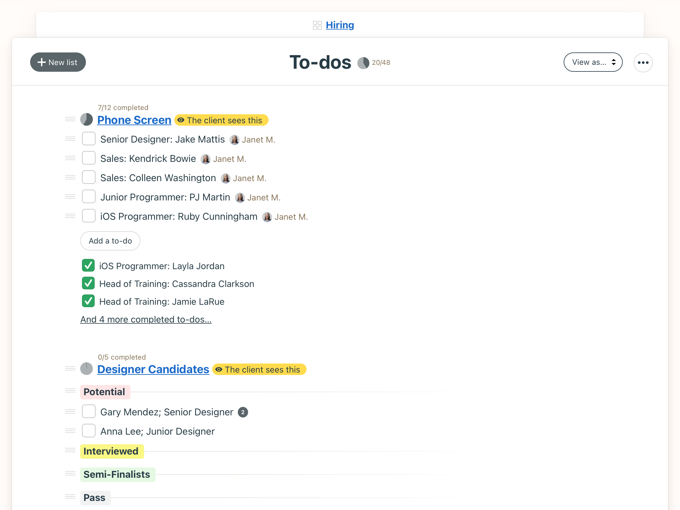 Basecamp Software - Create to-do lists for all the work you need to do, assign tasks, and set due dates. Basecamp will follow up on overdue tasks for you.