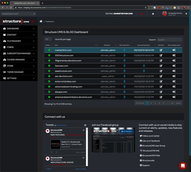 Structure CMS Logiciel - 5