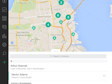 Zendesk Sell Software - Geolocation allows users to identify leads and contacts by locations