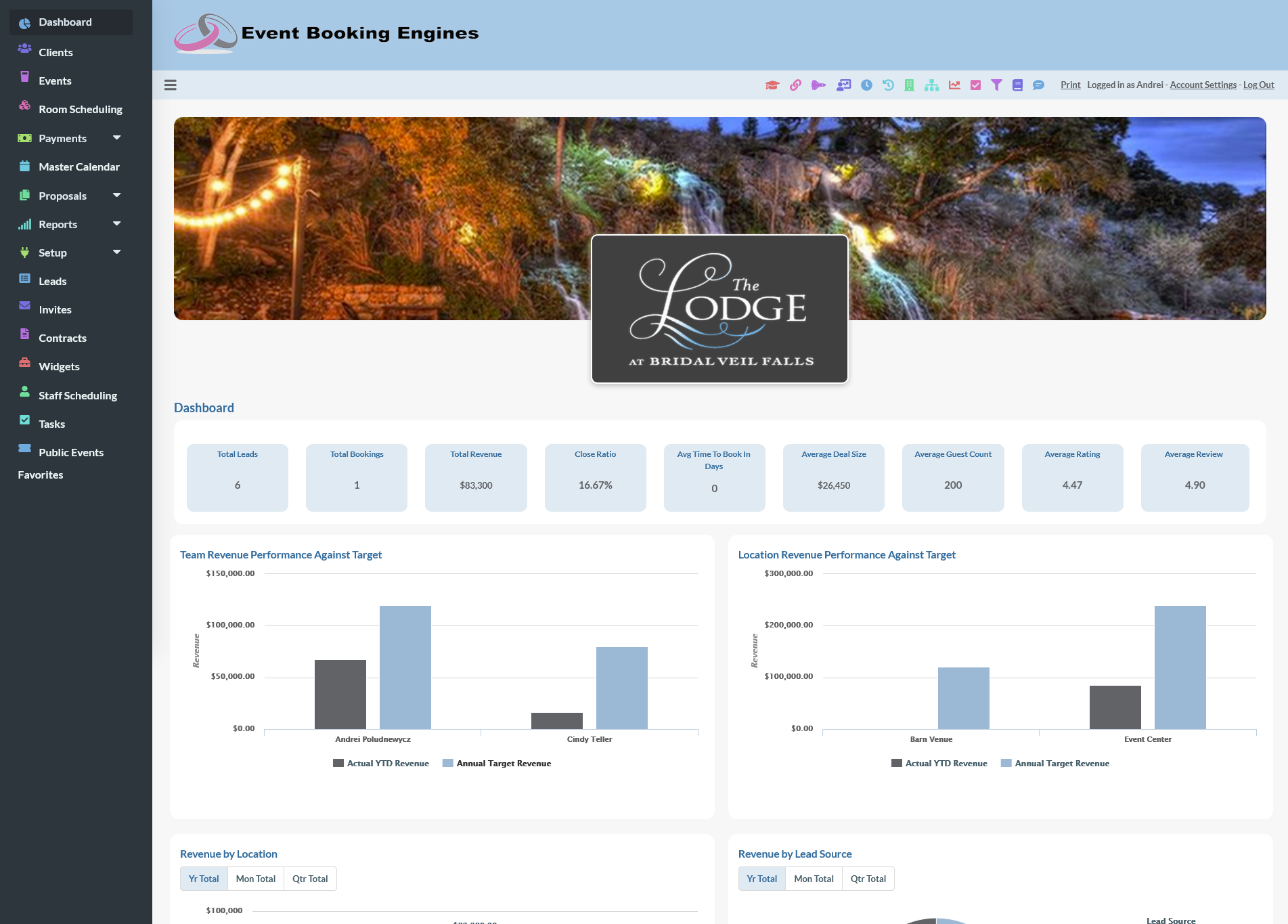 Event Booking Engines Software - 1
