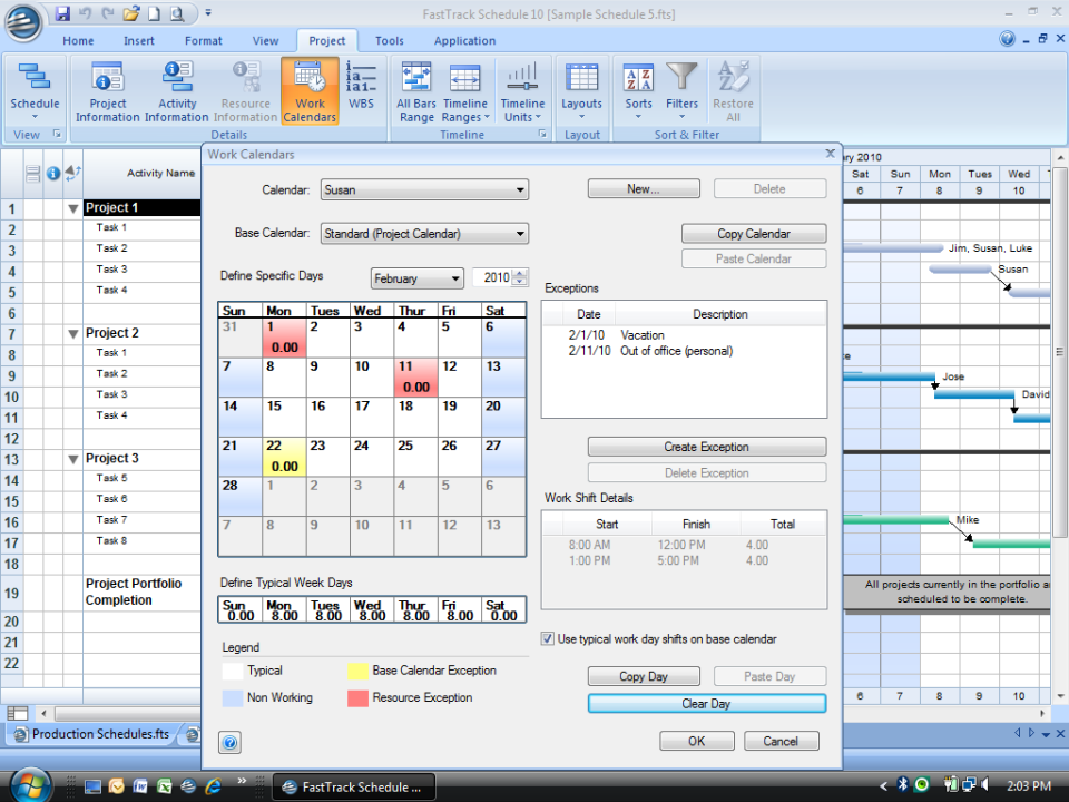 fasttrack schedule software