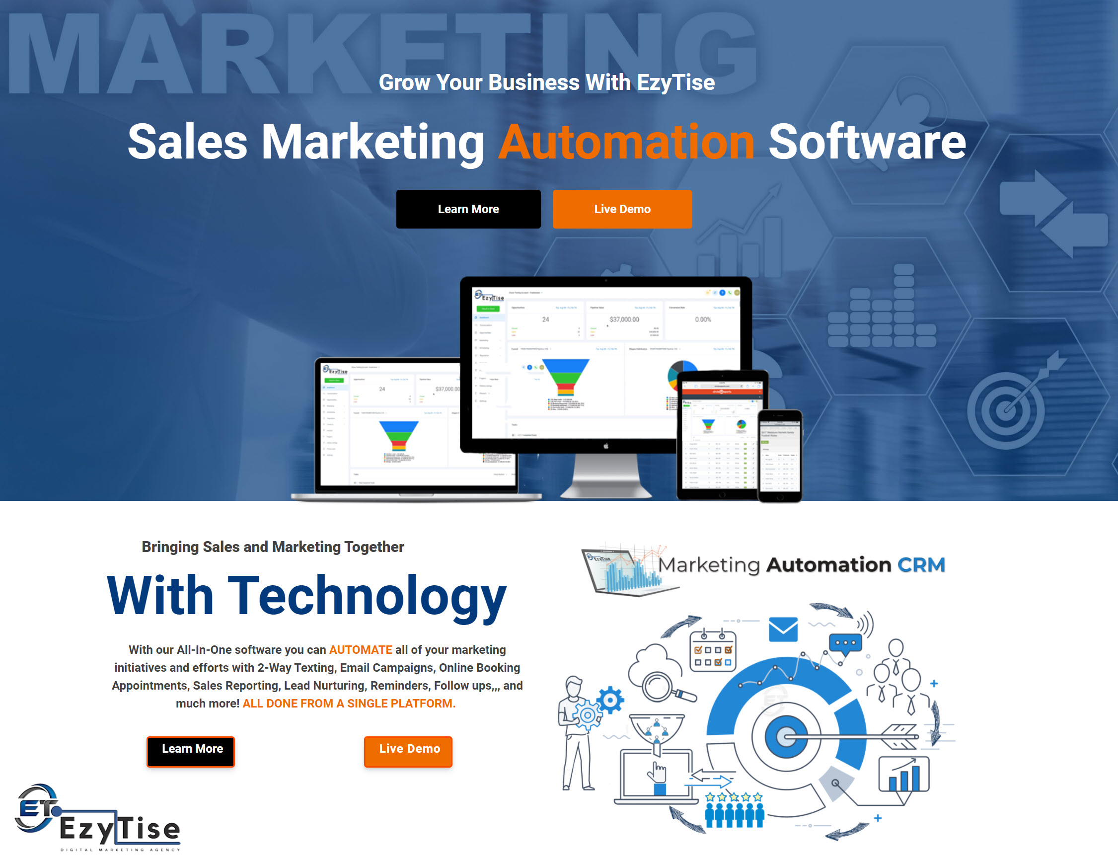 Sales Marketing Automation Software and CRM.  