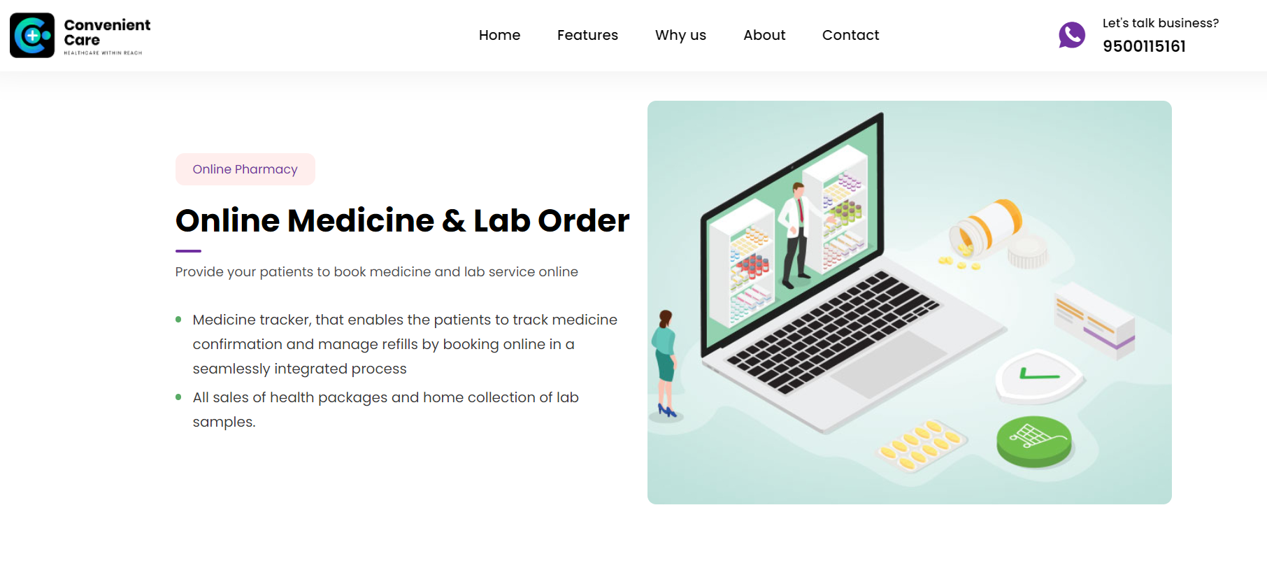 Online Pharmacy and Lab Order