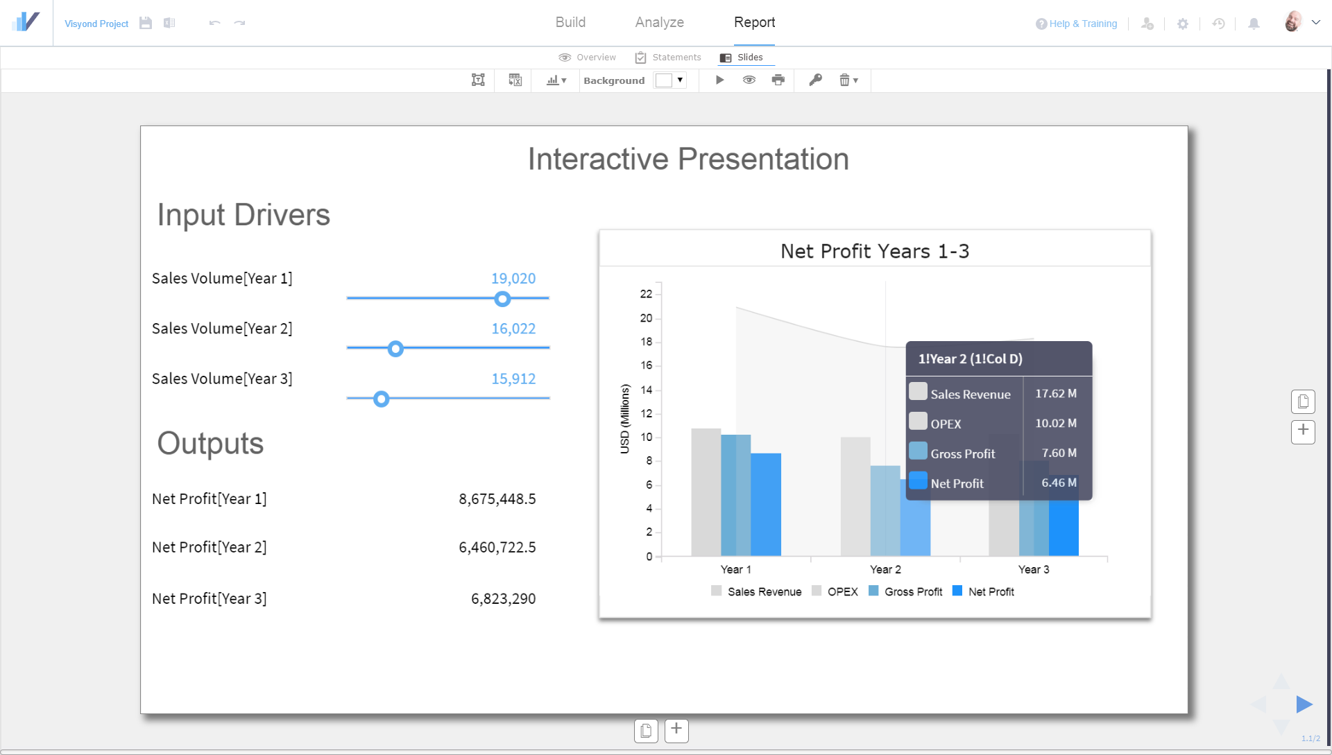 Interactive Spreadsheet-driven Dashboards