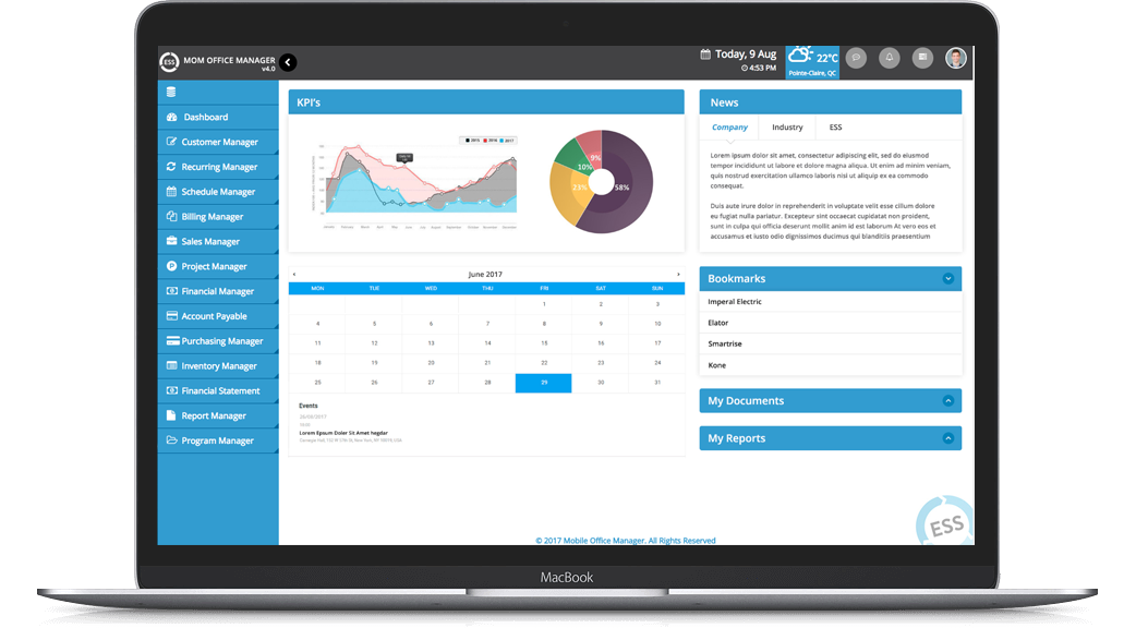 Mobile Office Manager screenshot