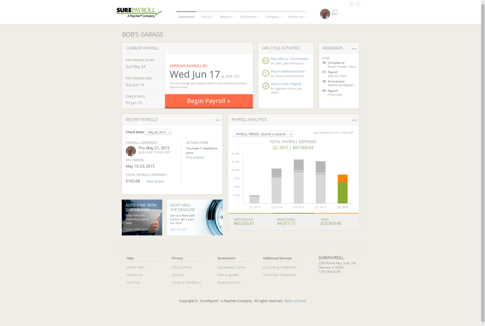 SurePayroll Software - 1