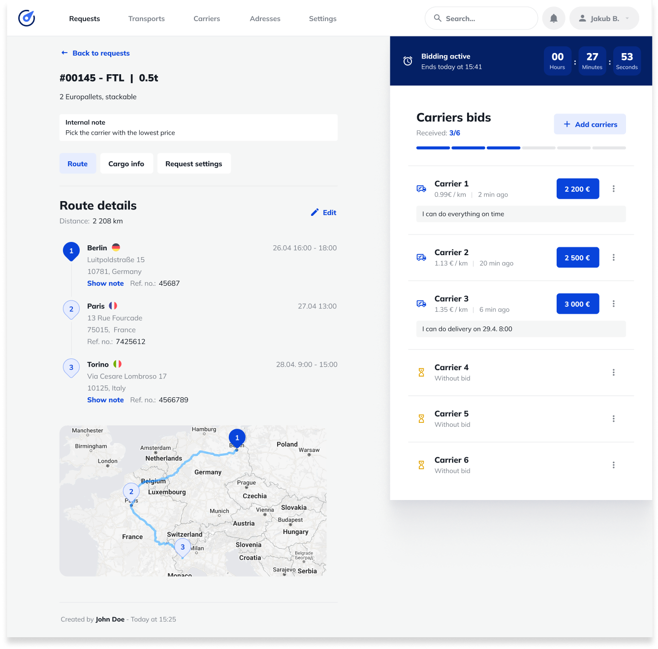 Transportly 4Shipper