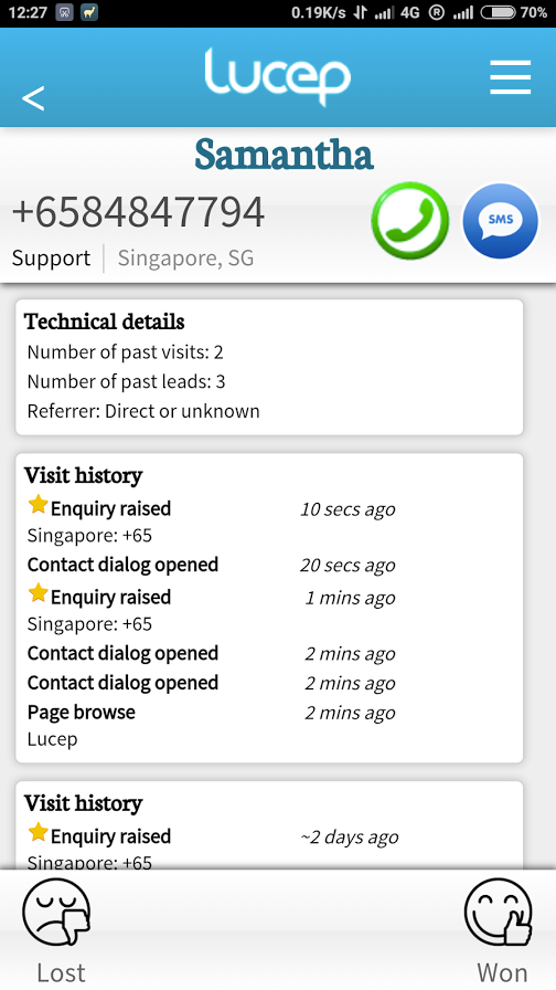 Activity tracking helps users meet prospects where they’re at in the funnel