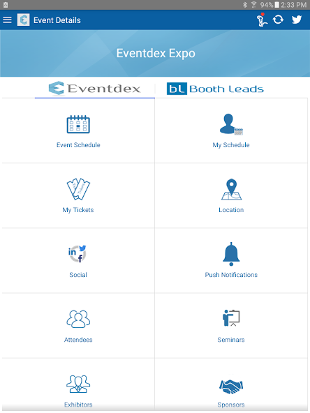 Lead Retrieval App screenshot: Lead Retrieval App user interface