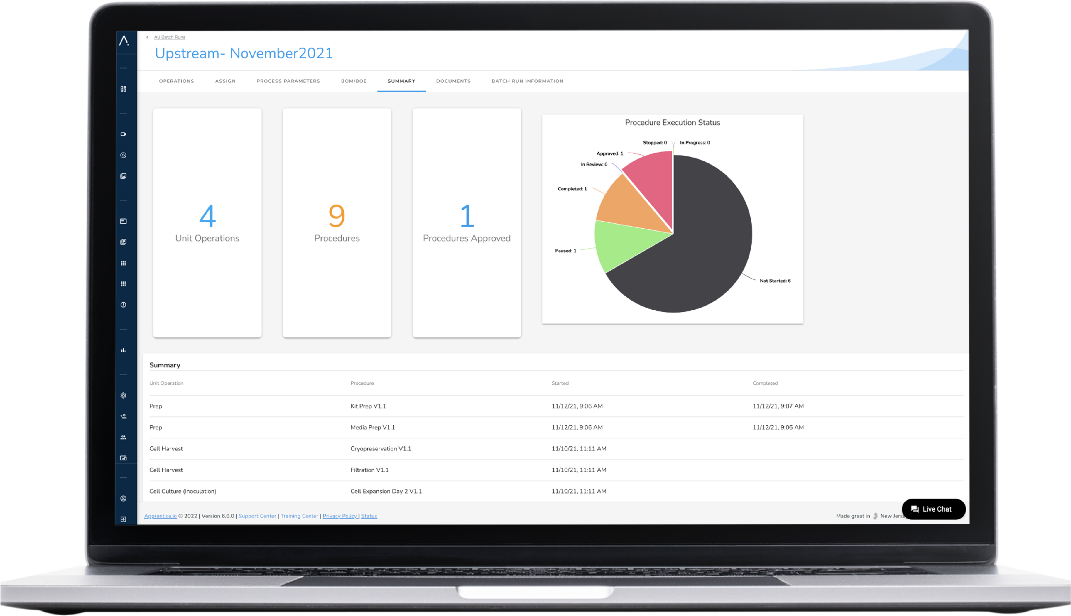 Manage operations from a single dashboard to always have visibility into real-time execution across all teams, sites, subsidiaries, and even contract development and manufacturing organizations.