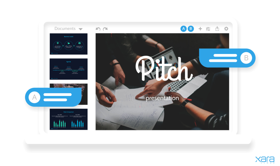 Xara Cloud screenshot: Manage custom documents