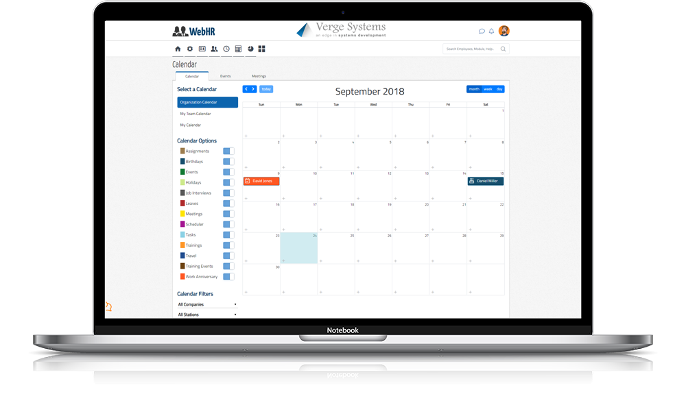 WebHR Logiciel - 9