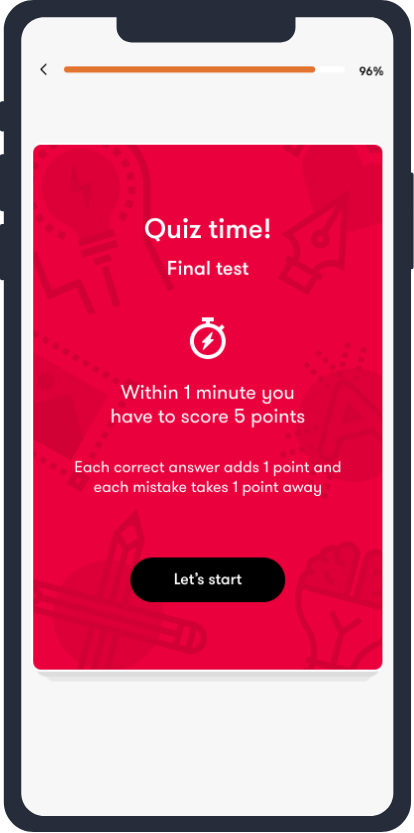 Quiz Start Screen