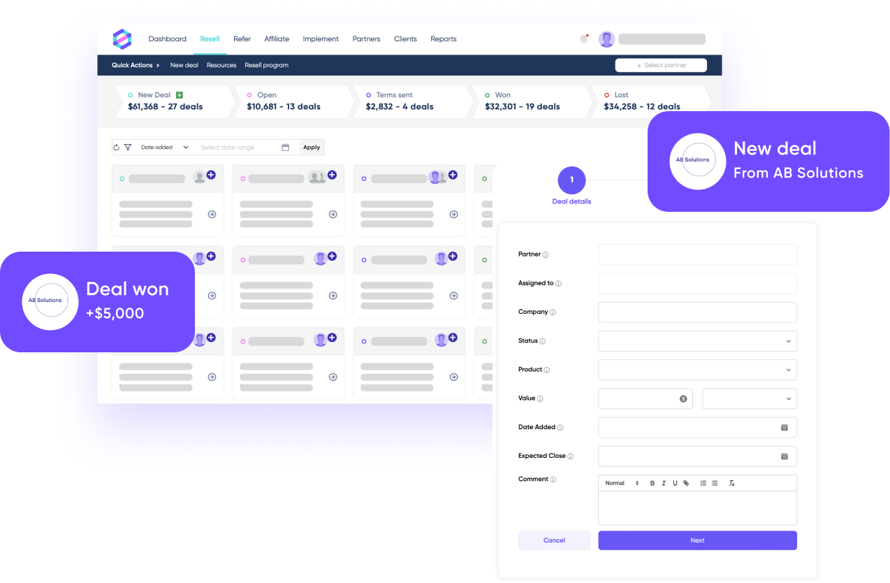 Relavate Software - Relavate managing reseller partner relationships & deal pipeline