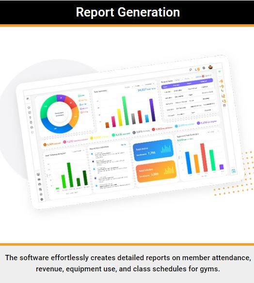 Cordis Fitness Software - Cordis Fitness: In-built reporting engine for specialized and custom reports. Pre-built options include expiring members, live members by package, birthdays, revenue categorization, sales, and class attendance. Gain extensive insights effortlessly.