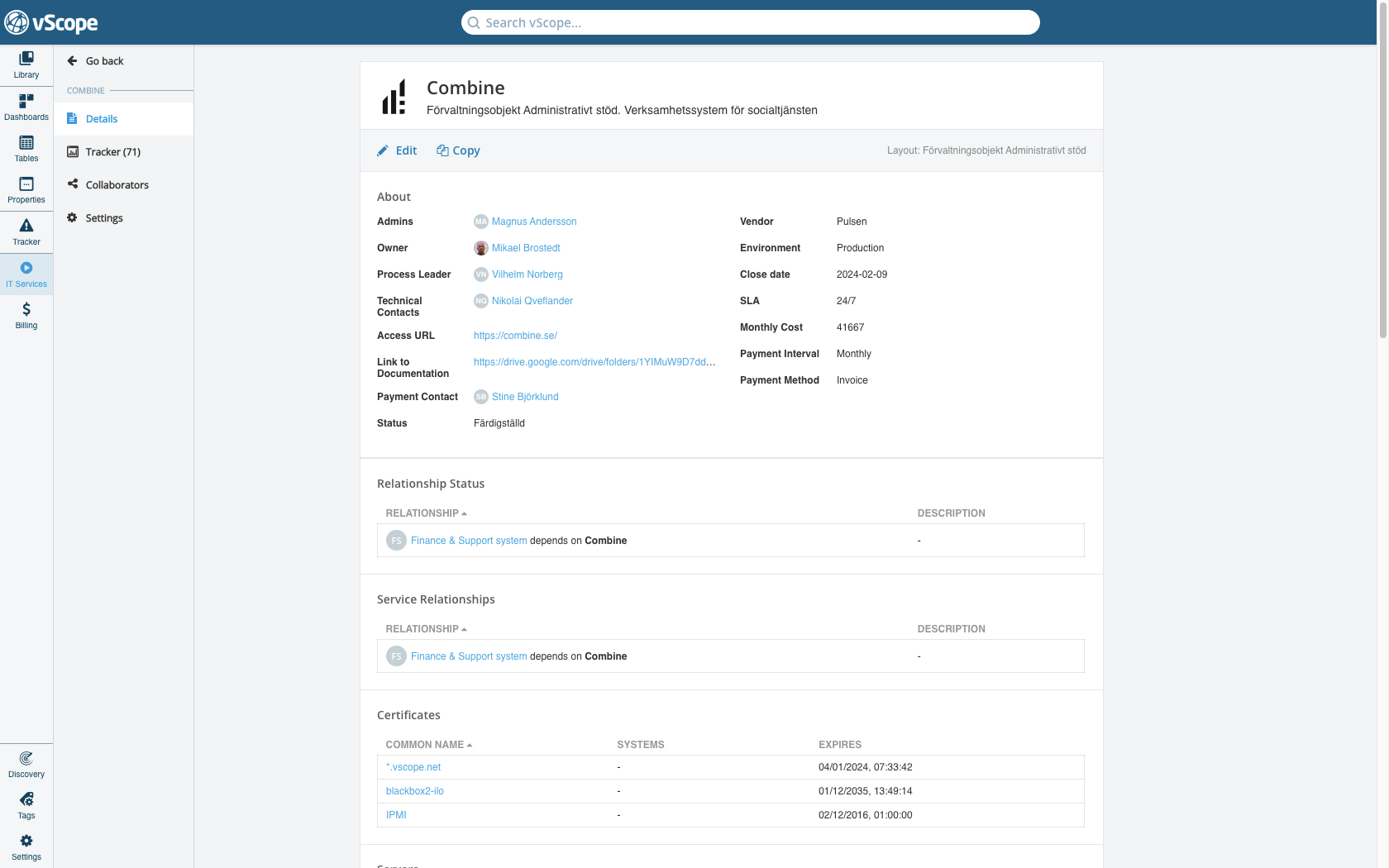 vScope Software - An example of creating a refined CMDB based on leading IT inventory by putting IT assets in its proper contexts.