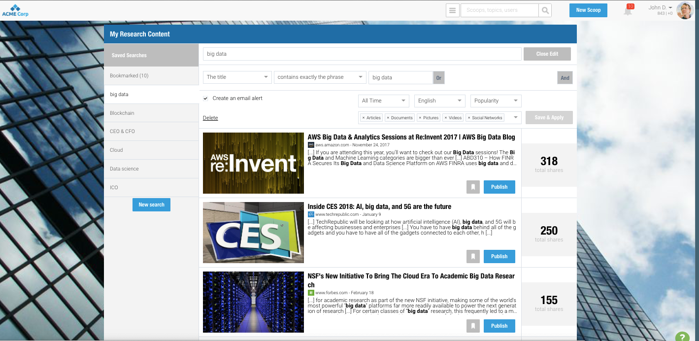 Scoop.it Prix, tarif, abonnement et avis GetApp France 2021