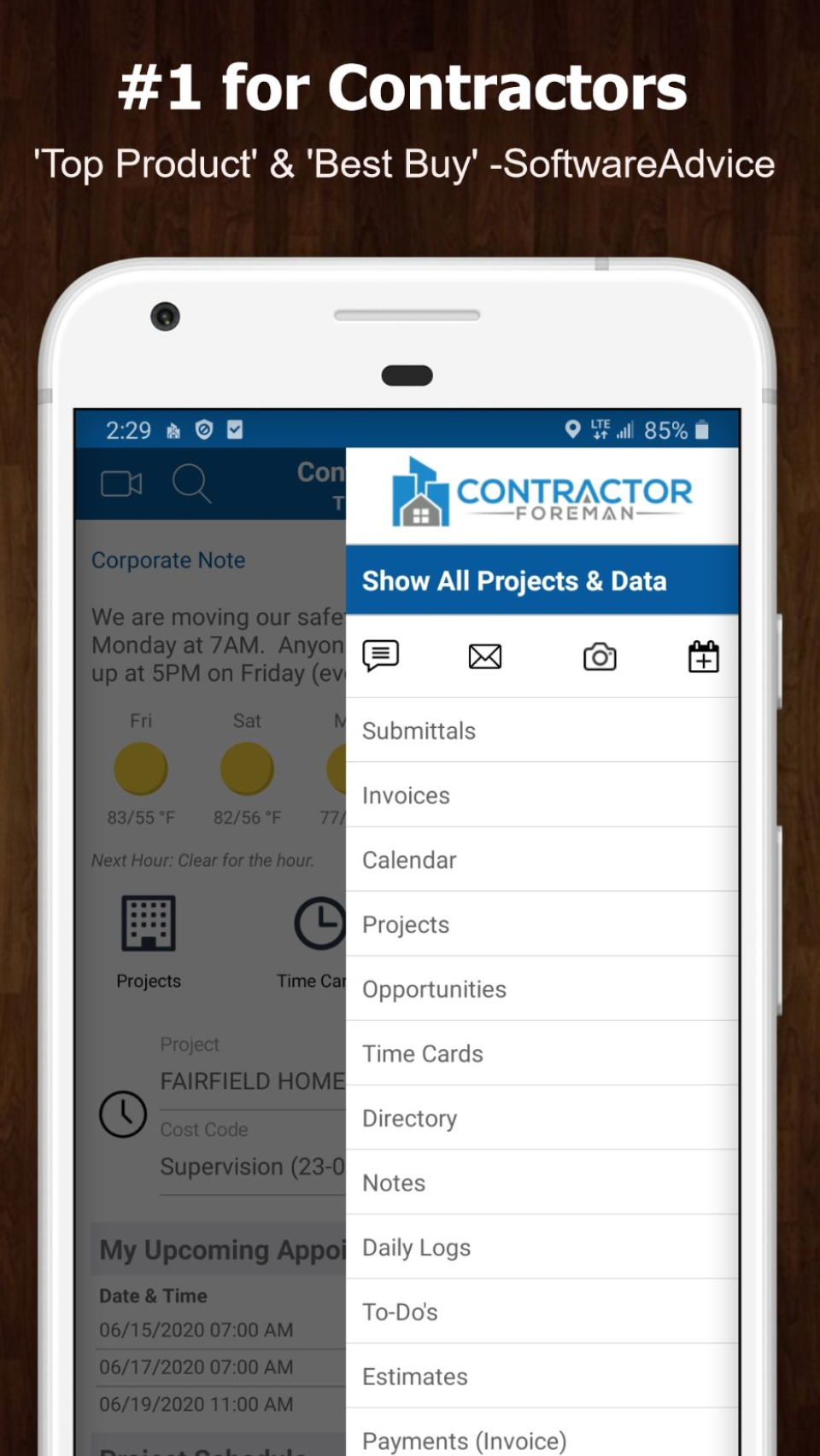 Contractor Foreman Software - 1