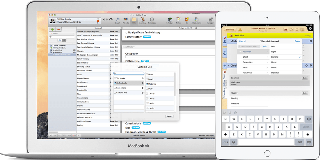 MacPractice 20/20 screenshot