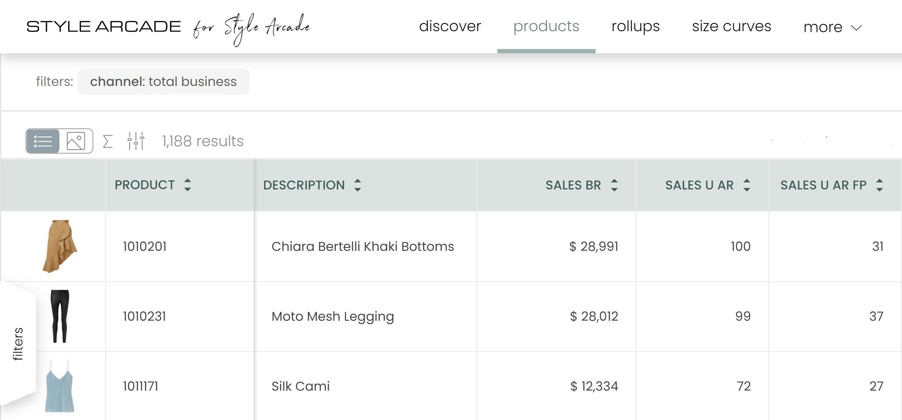 Style Arcade Software - Product details.