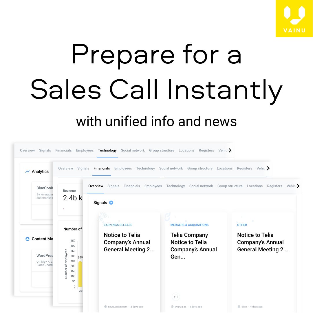 Prepare for a sales call instantly