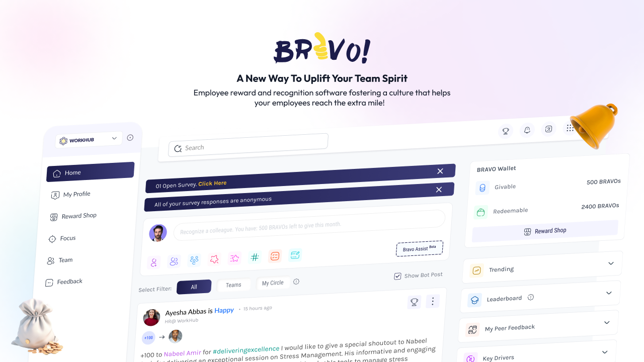 Bravo screenshot: A New Way To Uplift Your Team Spirit
