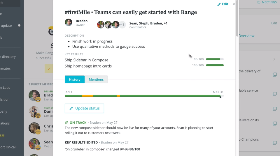 Range objectives