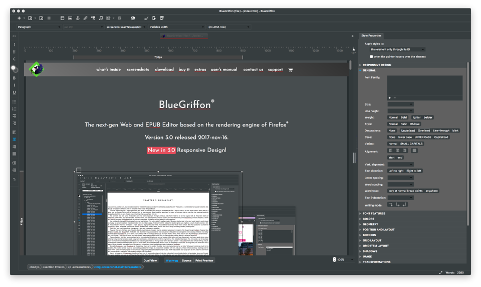 BlueGriffon Software - 1