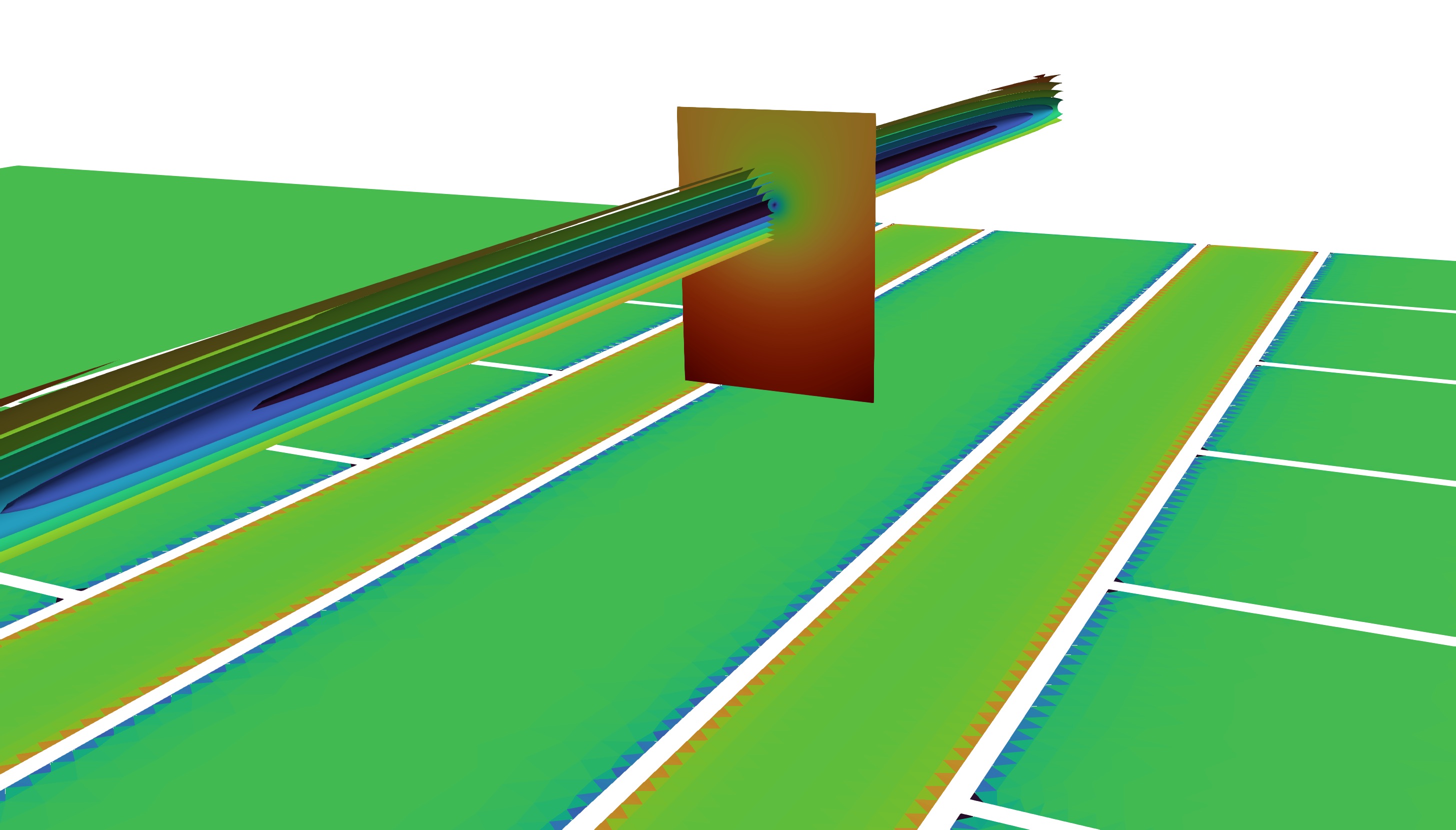 Nullspace ES simulation of Ion Trap for quantum computing