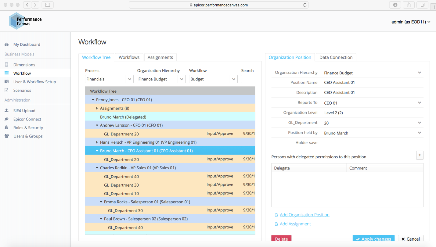pcFinancials screenshot