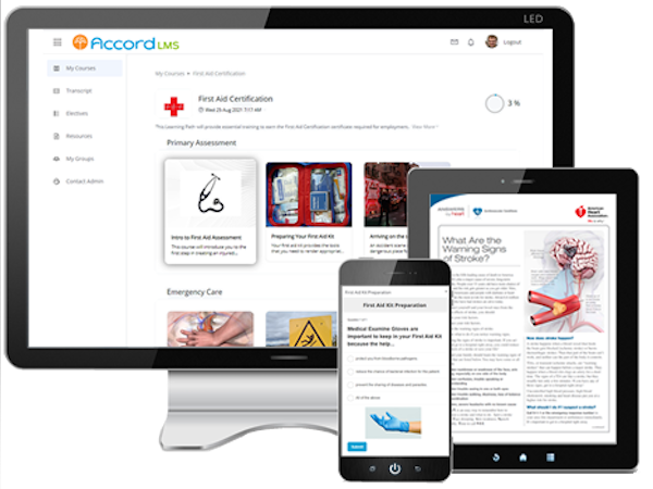 Accord LMS Software - Accord offers a fully responsive user experience which can be enjoyed on desktops, laptops, and mobile devices.