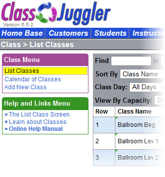 ClassJuggler Software - 1