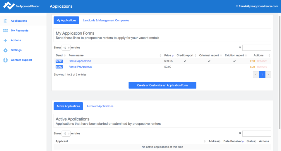 Application Dashboard-thumb