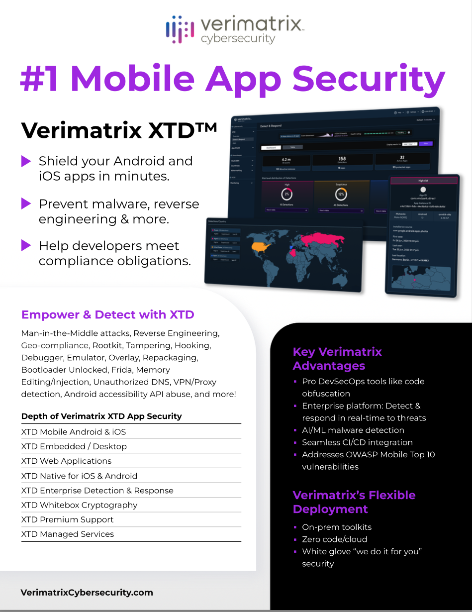 Verimatrix XTD Logiciel - 2