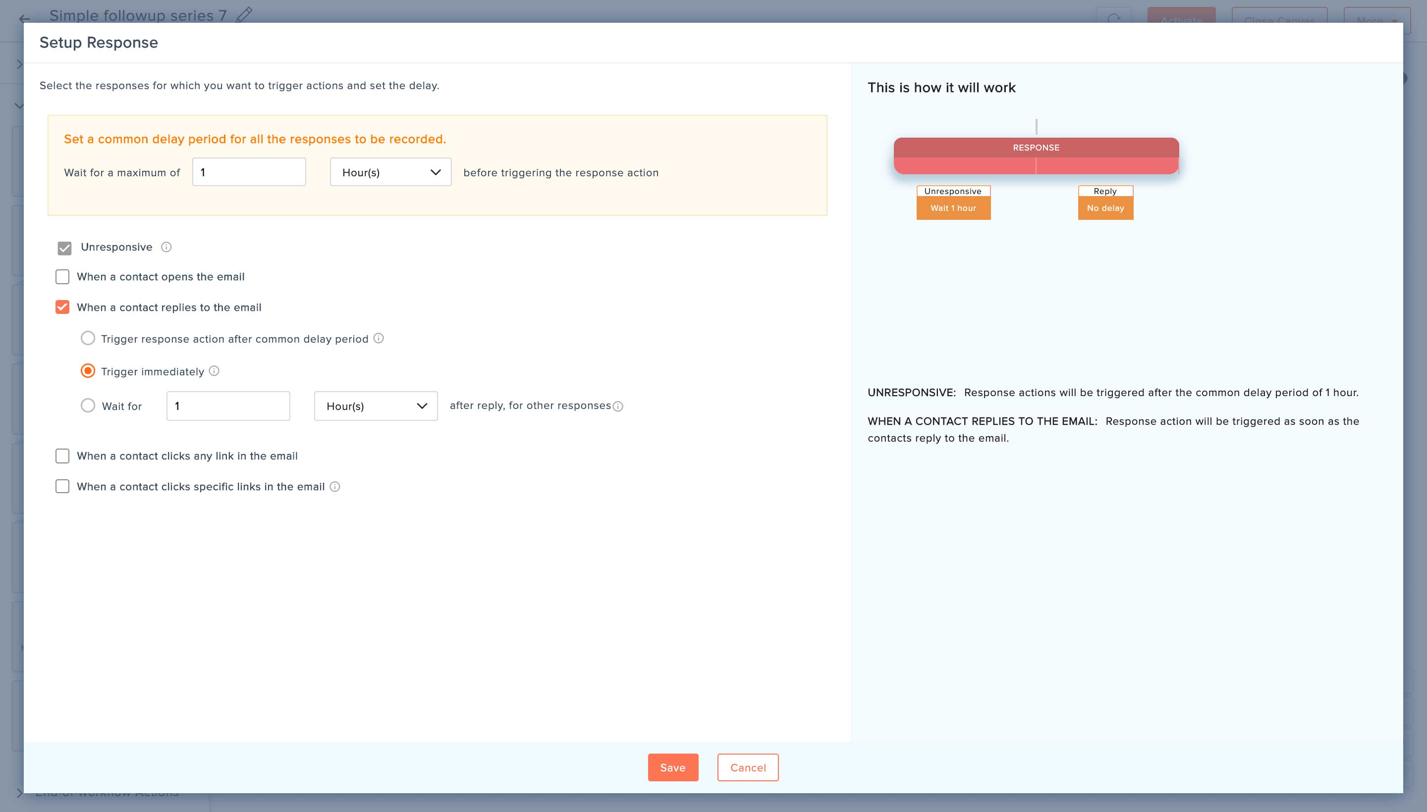 Zoho Campaigns Software - Workflow setup