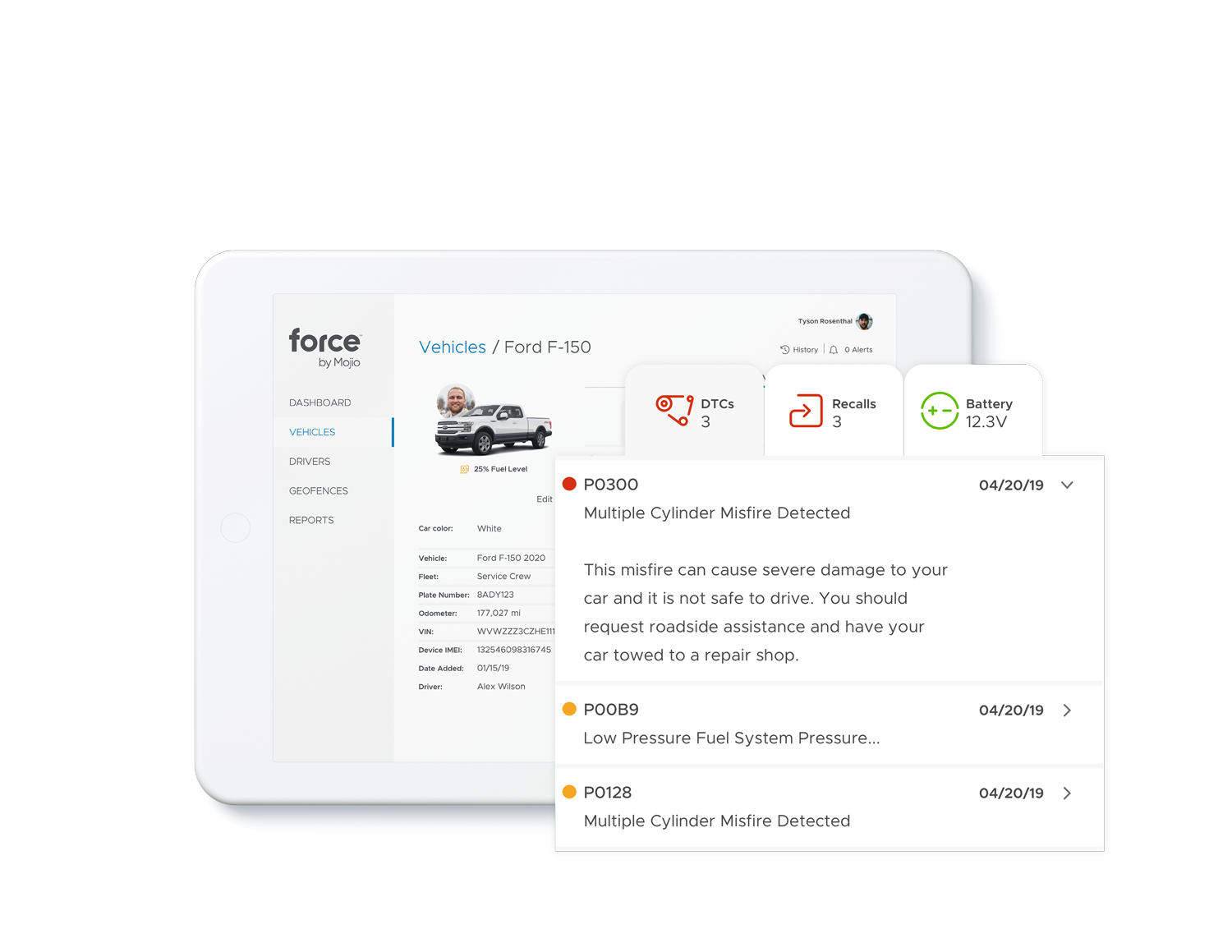 Monitor your vehicles' health