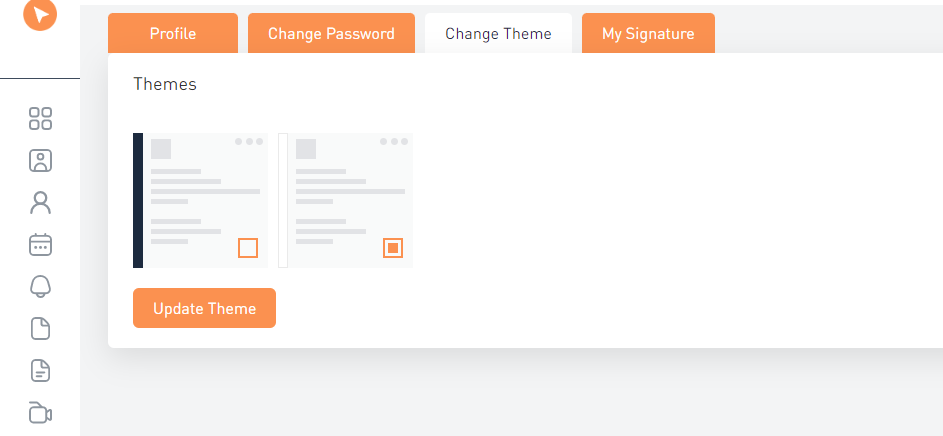 Personalize ReadySetConnect with our Dark and Light themes.
