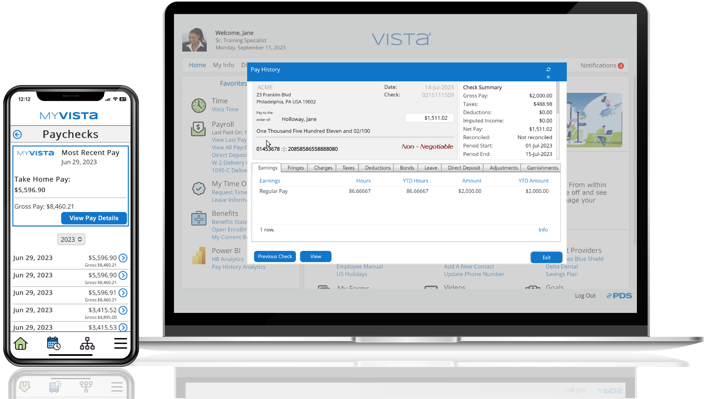 Vista Software - Vista Payroll