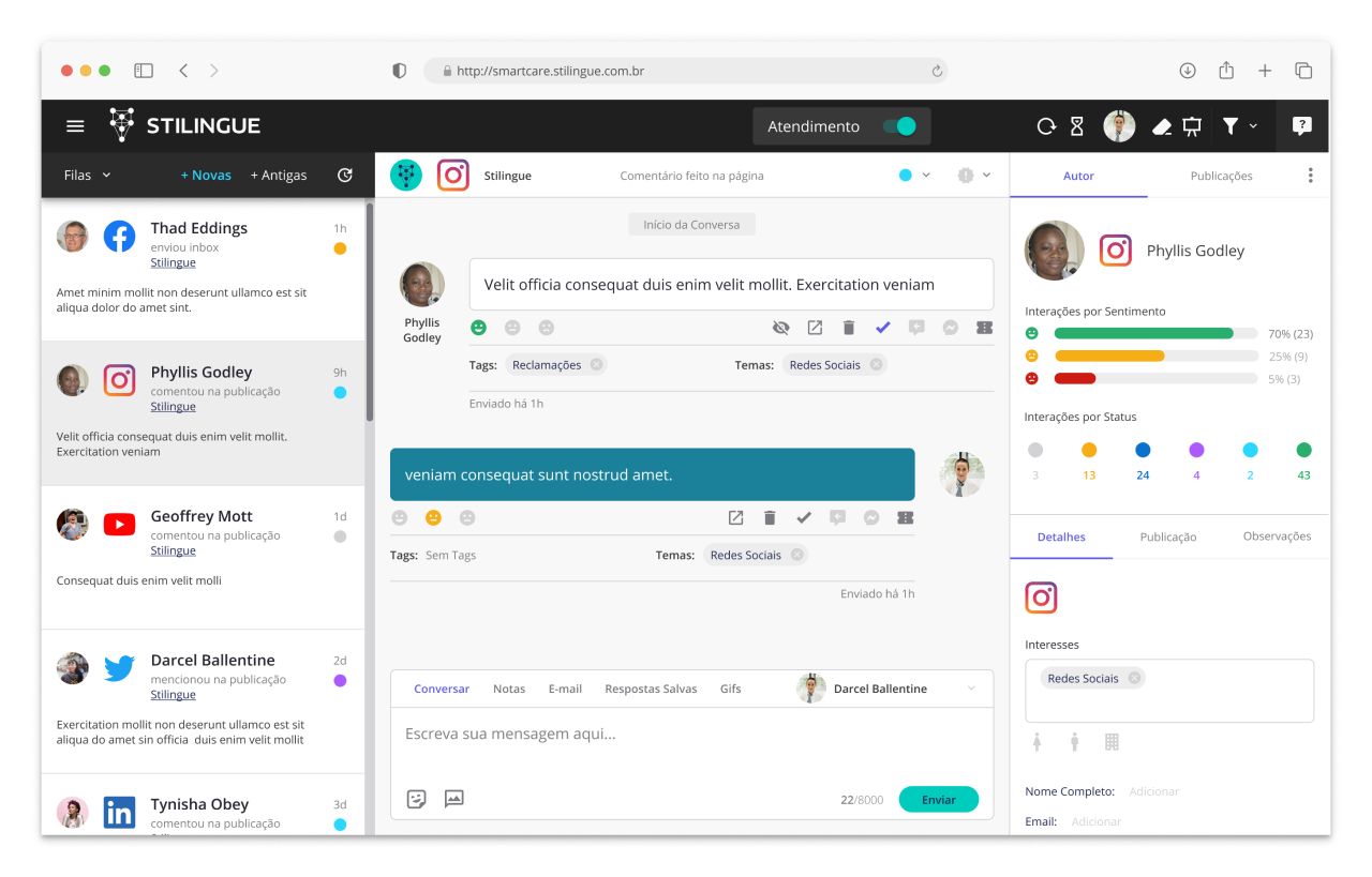 STILINGUE screenshot: STILINGUE Smart Care